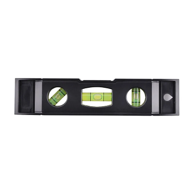 Horizontal Ruler 3 Bubble Spirit Level Magnetic ABS Shell Mini Pocket Portable Spirit Level Tool Measure Tool Machinery Leveller
