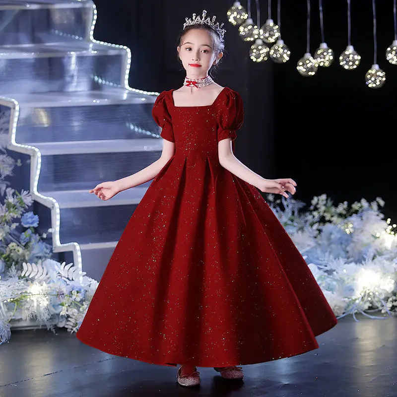 New Prom Dress for Young Girls Dresses for Eid Princess Dress Girl Children Clothes Girl Kid's Festa Junina Dresses Elegant