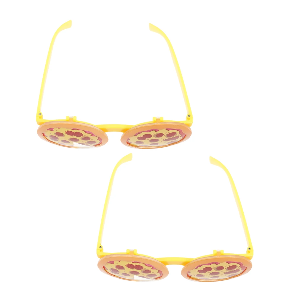 

2Pcs Valentine's Day Party Eyeglasses Unisex Full Frame Decorative Photo Booth Props Novelty Carnival Glasses for Gatherings