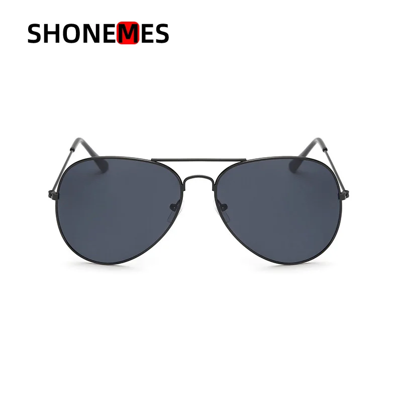 Shonemes Classic Pilot Sunglasses Vintage Mirror Shades Metal Frame Night Vision Outdoor UV400 Driving Sun Glasses for Men Women