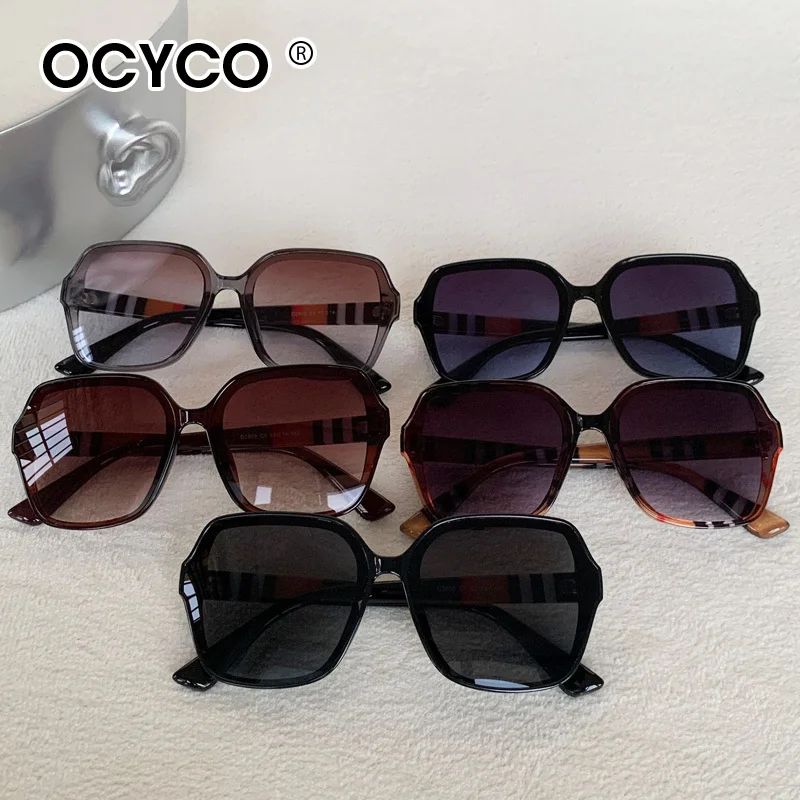 Vintage Großrahmige Quadratische Sonnenbrille für Männer und Frauen Luxusmarke Punk Sonnenbrillen UV400 Fahrbrillen Mode Outdoor-Brillen – Detail 2