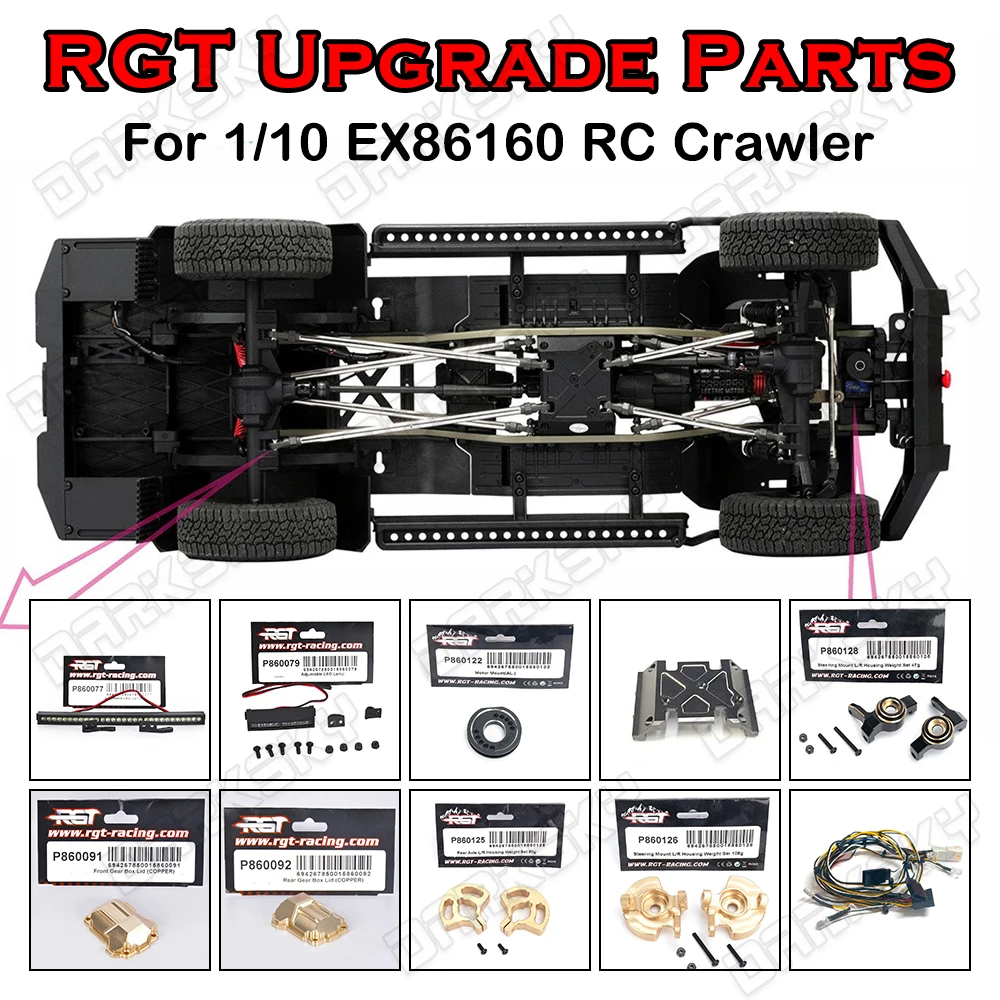 RGT Upgrade Parts For 1/10 EX86160 LAND COMMANDER LC79 4WD RC