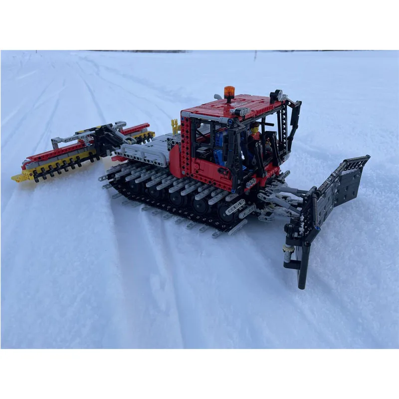 

MOC-137621 Suburban Snow Beauty Machine Building Blocks Model 2162PartsMOC Creative Boys Kids Birthday Building Blocks Toy Gifts