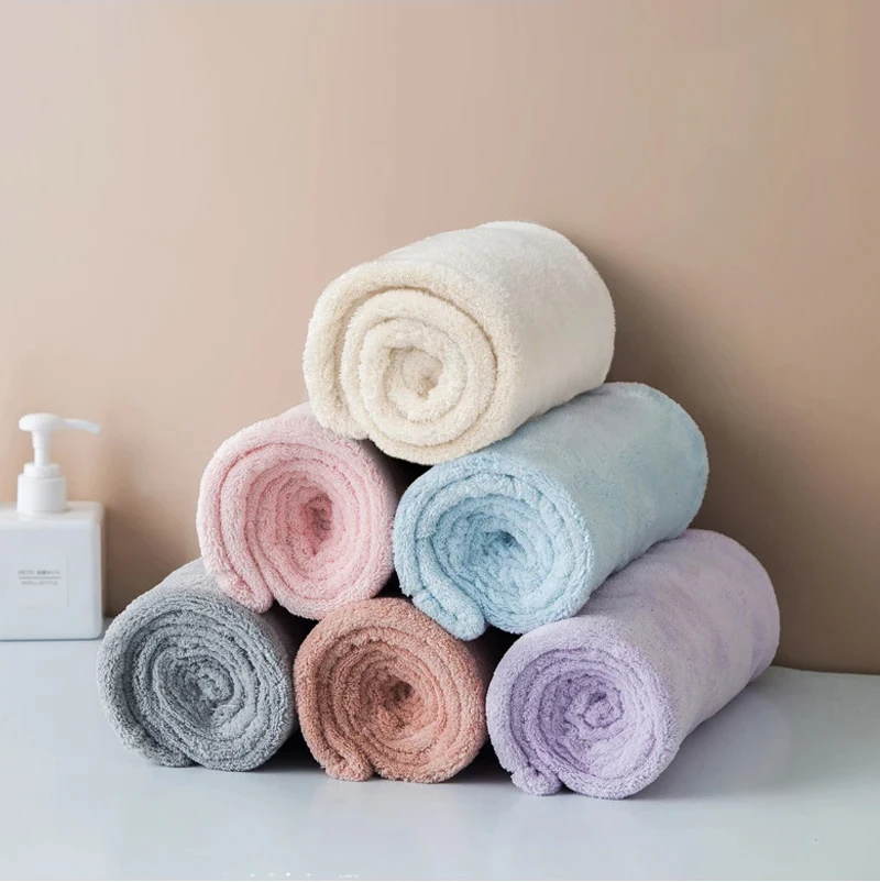 Frauen langes Haar schnell trocknendes Haar Handtuch weiche Mikro faser Handtücher Dusch haube Handtuch kappe Super Absorption Haartrock nung Kappe – Detail 8