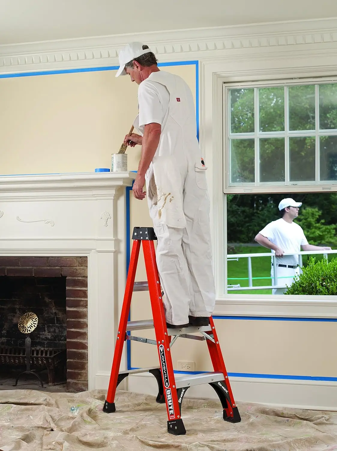 Ladder 8-Foot Fiberglass Step Ladder, 375-Pound Load Capacity, Type IAA, FS1408HD