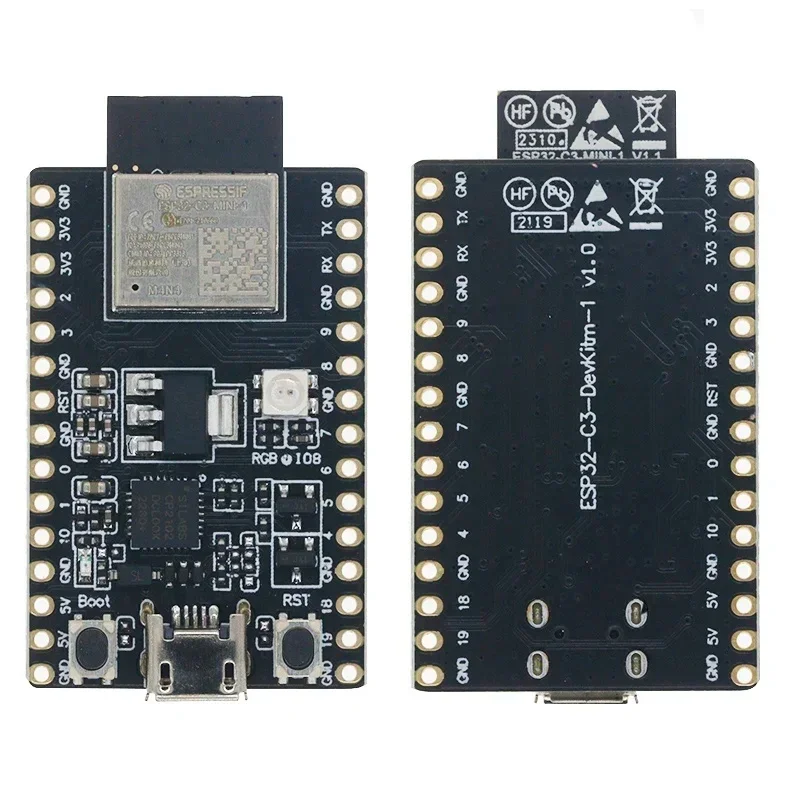 ESP32-C3-DevKitM-1 ESP32-C3-DevKitC-02 ESP32-C3 Development Board ESP32-C3-MINI-1 ESP32-C3-WROOM-02 WiFi BLE Wireless Module image 5