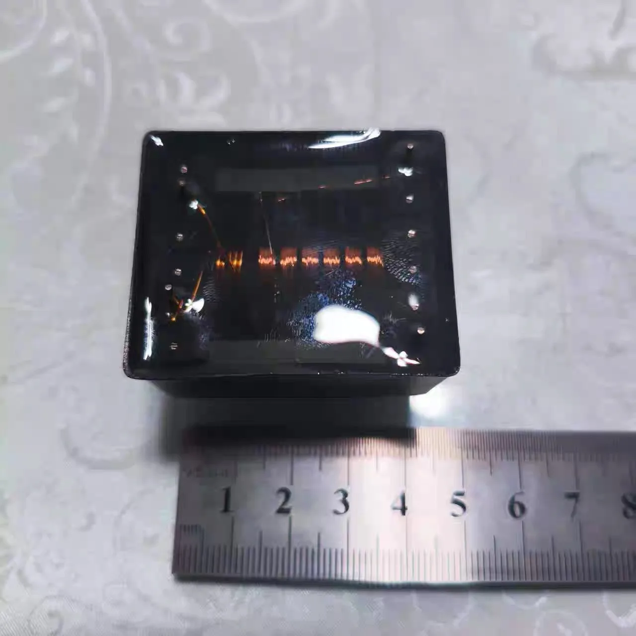 

EC35 150 Вт высокочастотный мощный 7-слотовый трансформатор, модуль высокого напряжения, полимерный воспламенитель в горшке, озон, материал PC40, электроника