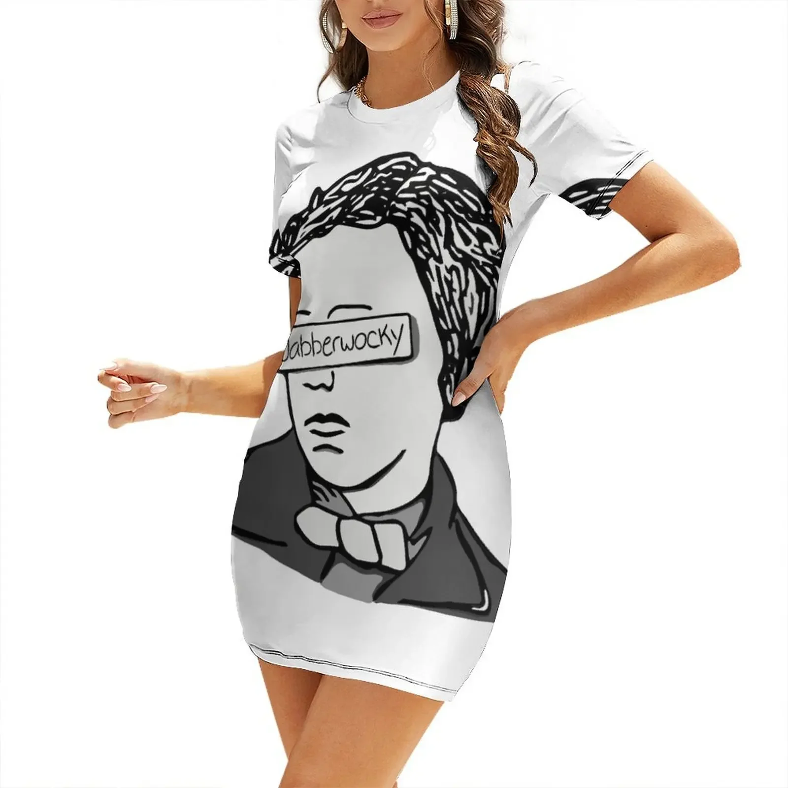 

Jabberwocky Short-Sleeved Dress clothing women summer 2026 evening dresses women