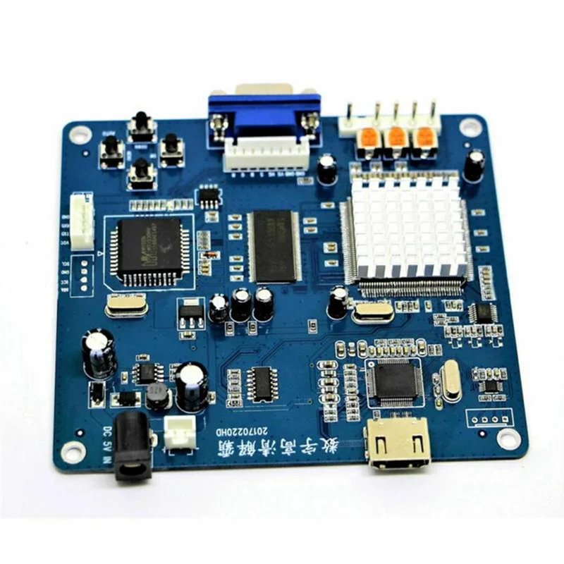 ABGQ HD Video Output Converter Board VGA/RGB/CGA/EGA/YUV to HDMI-Compatible for Arcade Blue Game Machine Video Output