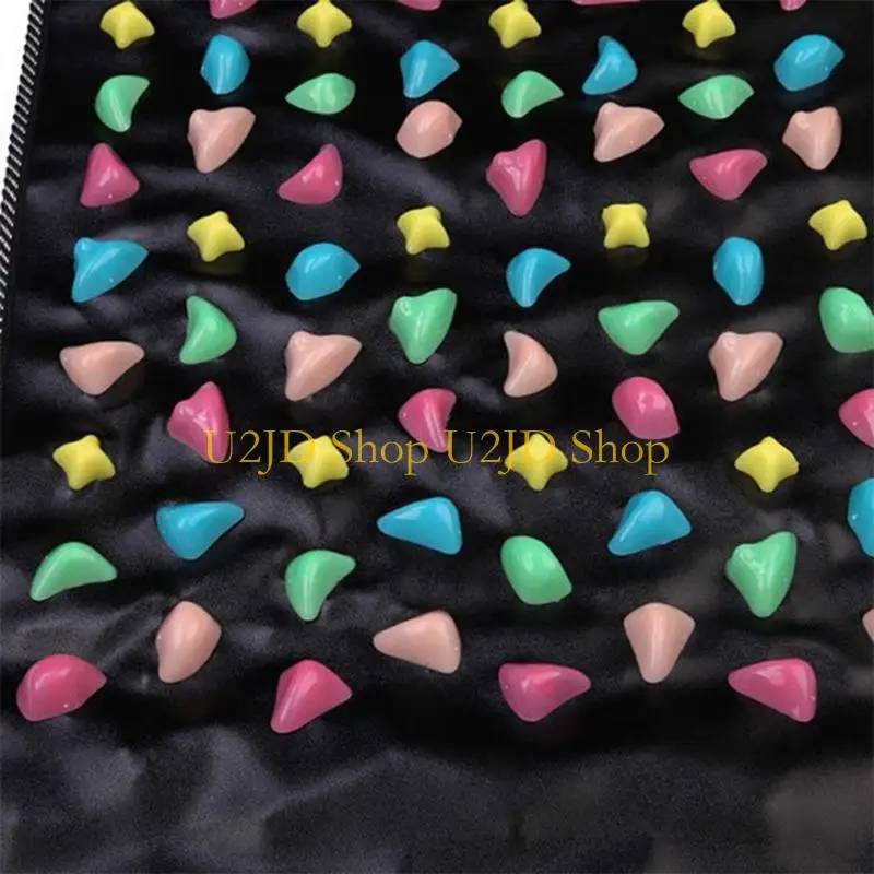 U2JD Ergonomic Foot Reflexology Zones Massage Mat With Practical ABS Pebbles For Full Body Relaxation Travel Friendly Design
