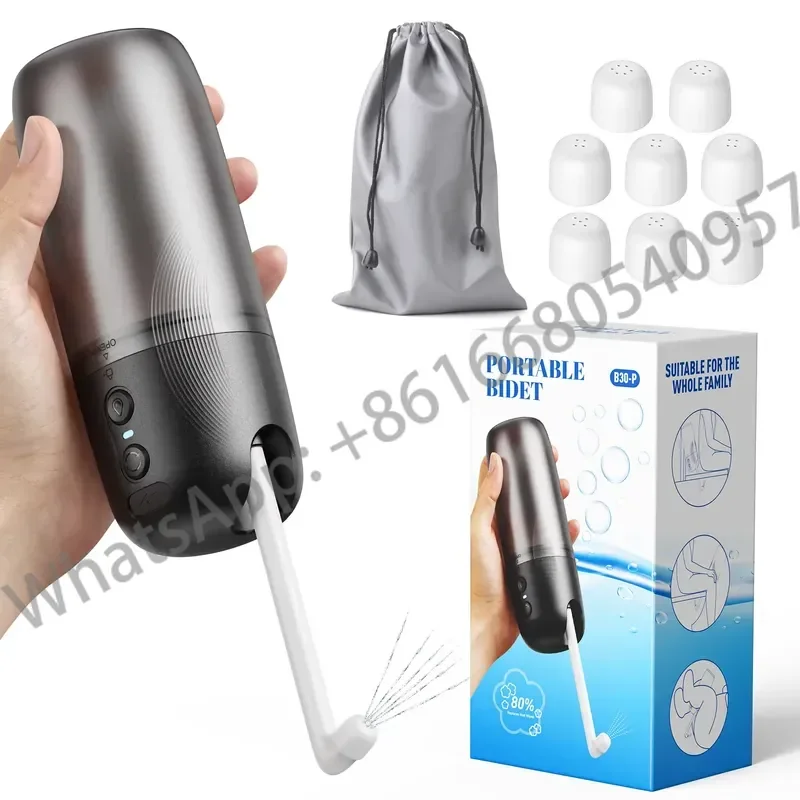 Collapsible 2000mAh Personal Handheld Outdoor Bidet Electric Foldable Pocket Spray Rechargeable Portable Smart Home Travel - view 3