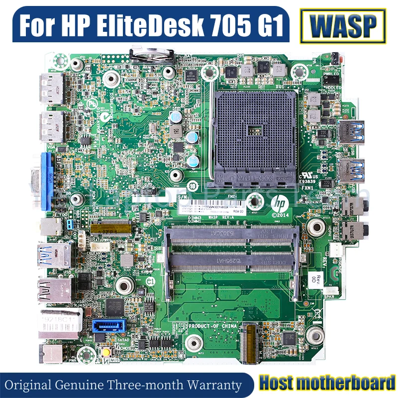 

Десктопная материнская плата WASP для HP EliteDesk 705 G1 755528-601 754910-003, тестирование 100%