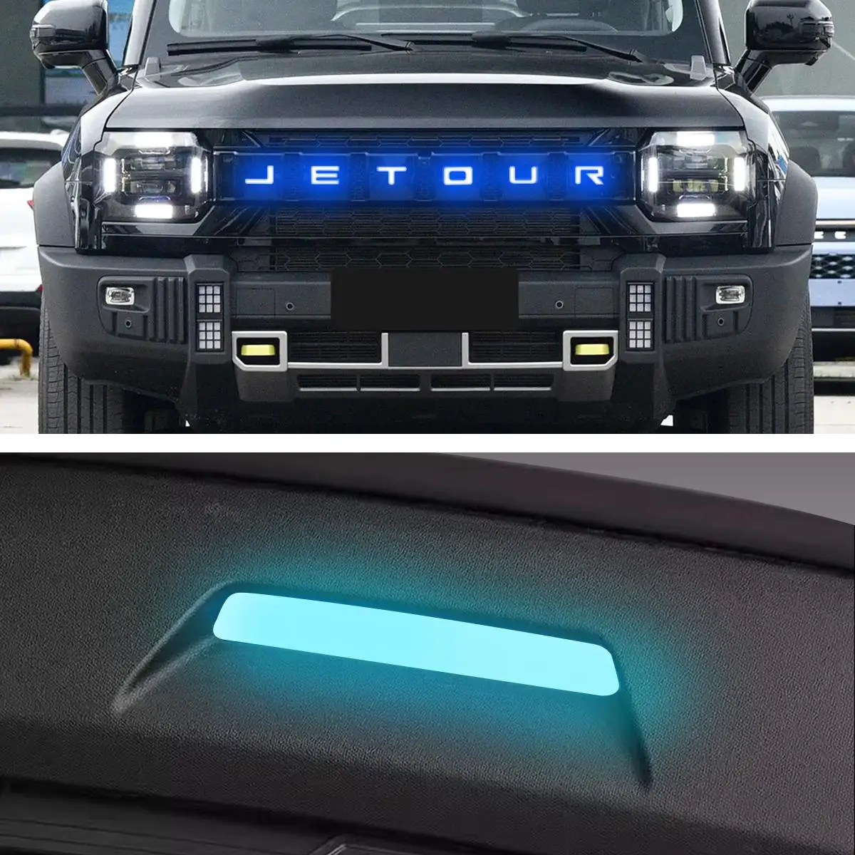 

Jetour Traveler Shanhai T2 letter sticker color film wheel eyebrow sticker wide light color change