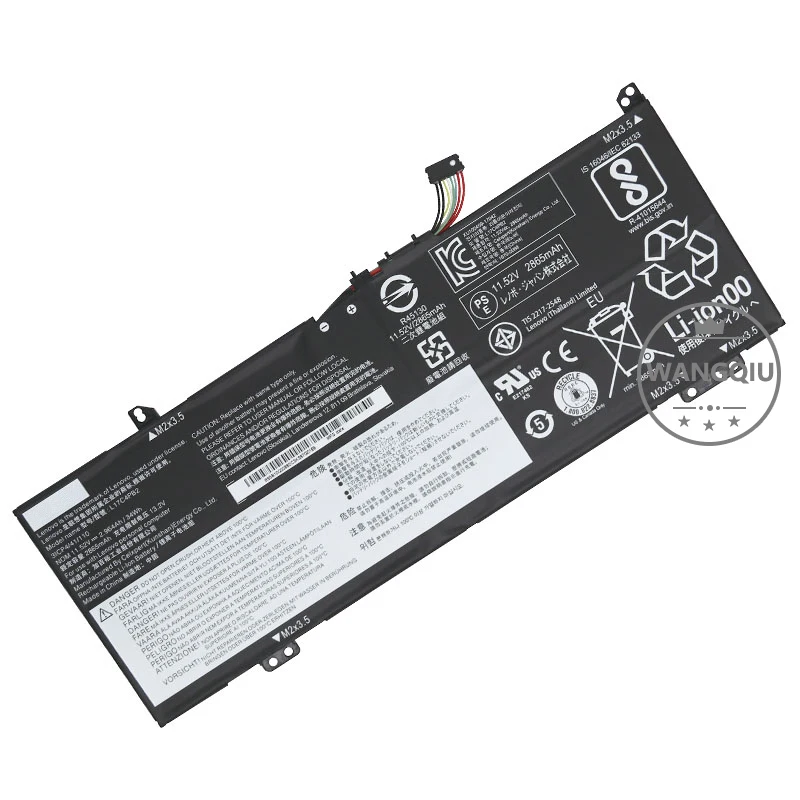 Imagem -04 - Wangqiu-bateria Original do Portátil para Lenovo Xiaoxin Air 14 15 Ikbr Arr Iwl Ideapad 530s15ikb L17c4pb2 L17c4pb0 L17m4pb0