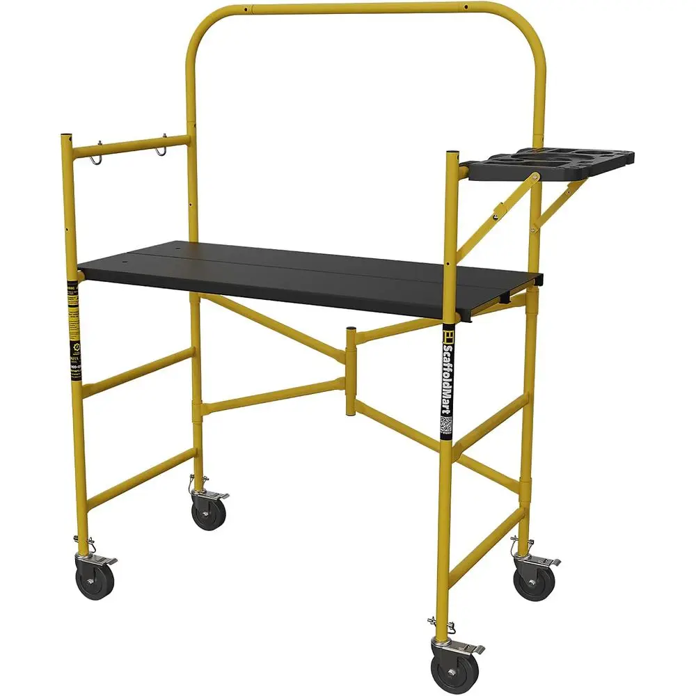 Utility Scaffold, Capacity 500 lb, Max. Platform Height 4 ft, Model# UTLSCAFF4