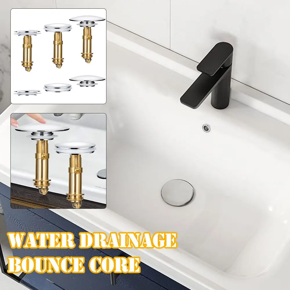 Akcesoria Uniwersalny przeciwwybuchowy odpływ umywalkowy Push Up and Down Rozmiar filtra odpływowego Korek spustowy zlewu Korek spustowy zlewu