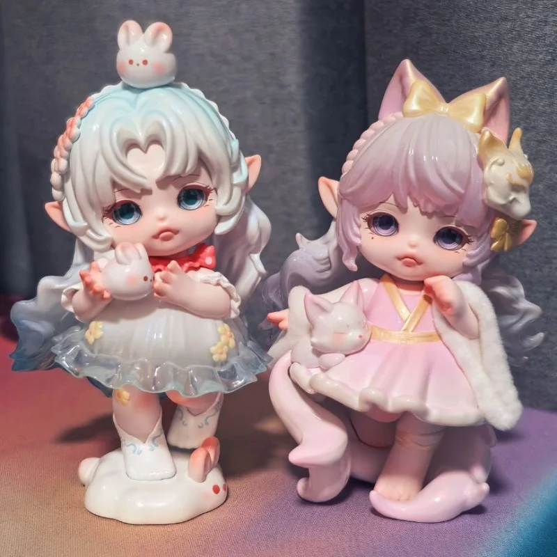 

Подлинная серия Flora Journey To The West Dream, слепая коробка, милый гаражный комплект, игрушка, кукла, настольное декоративное украшение, подарок для девочки