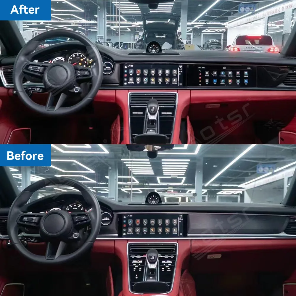 

14 Inch For Porsche Panamera 971 2018-2022 Co-pilot Screen Android 13 Car Multimedia Player Car GPS Navigation Audio Head Unit