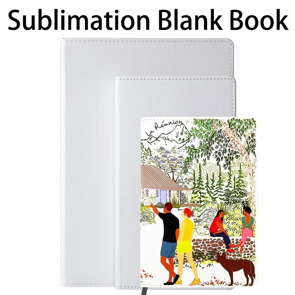 DIY Pattern Thermal Dye Sublimation Blank Book Portable Hand Ledger Heat Transfer Print Image Note Book Sketchbook Memorandum