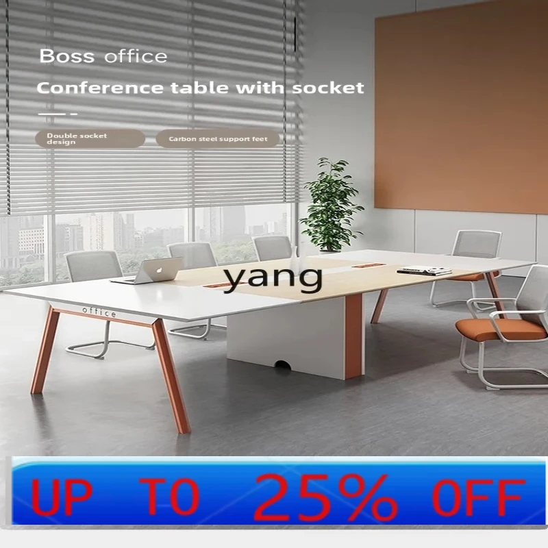 

LH simple modern small meeting room simple negotiation long table work table