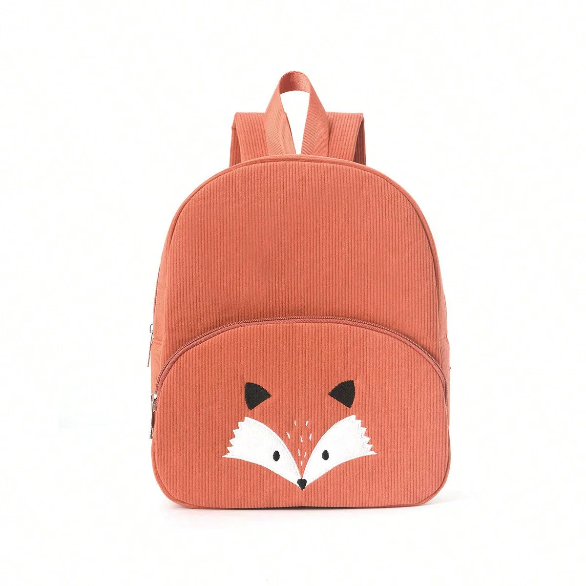 Customized Name Toddler Backpack - Cartoon Bear Corduroy Bag with Large Capacity, Embroidered Name Plush Backpack for Kids - view 6