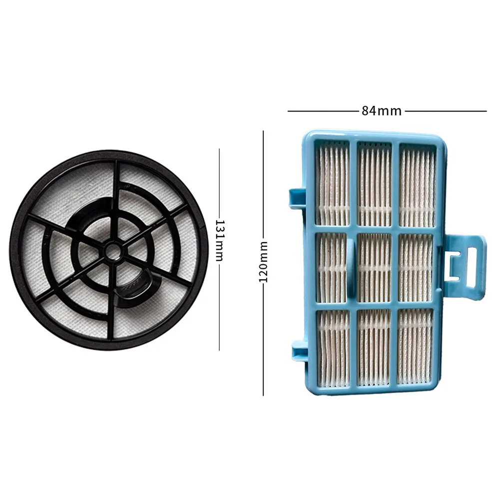 Washable HEPA Filter Kit for Bagless Vacuum Cleaner 1000 Series 1200W XB1042/10 Includes Blue and Black Filters
