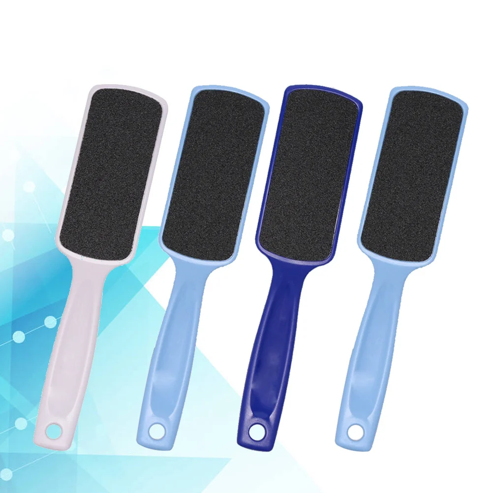 4 Stuks Double Side Pedicure Voet Bestand Puimsteen Voet Eelt Remover 20.2X4.5X2Cm Dode huid Removal Tool Pedicure Paddle Nail