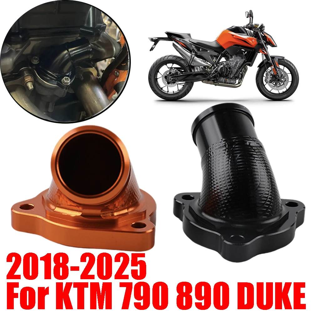 Para KTM DUKE 790 890 Duke DUKE790 DUKE890 2018-2025 2024 accesorios de motocicleta cubierta de carcasa de termostato conexión de tubería de agua