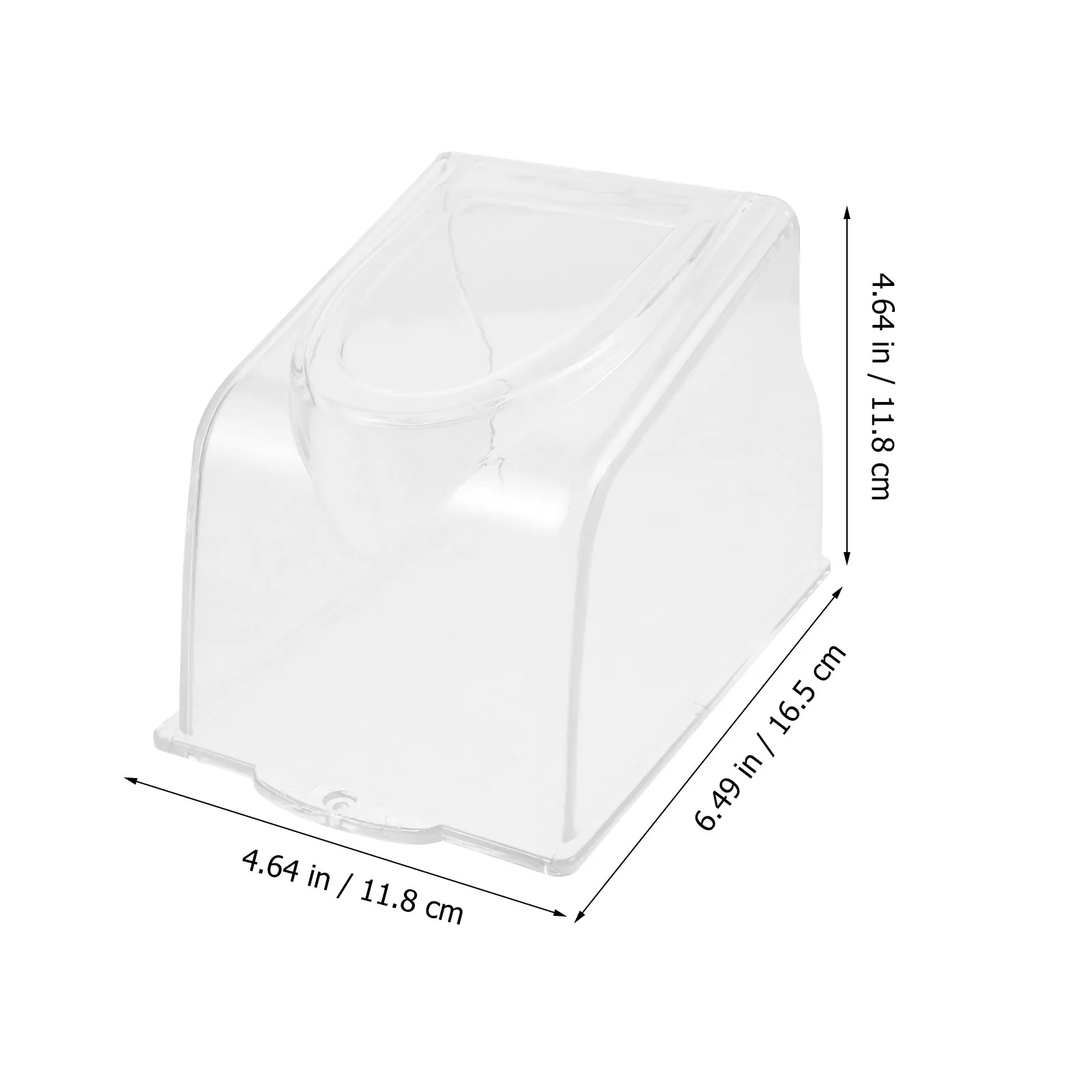 Plastic Doorbell Protector Cover Clear High Transparency Outdoor Rainproof Doorbell Protective Cover for Outside