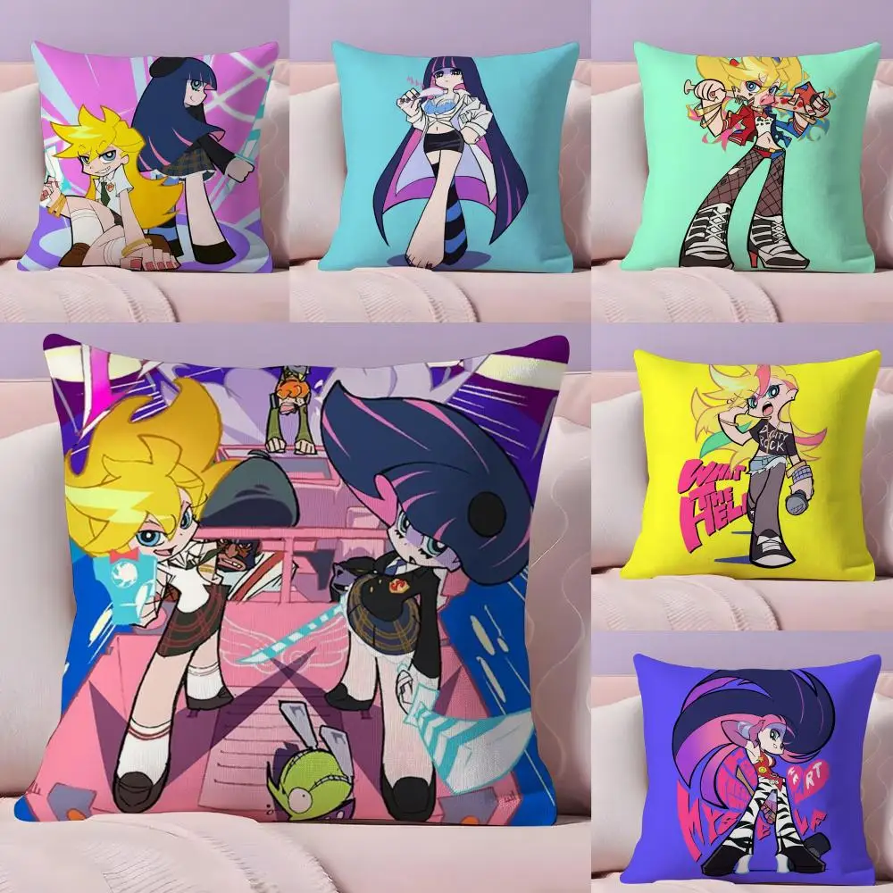 

P-Panty & Stocking with Garterbelt Pillow Case Plush Fabric Soft Double-Sided Printed Sofa Home Decor Fine Winter Cushion Cover