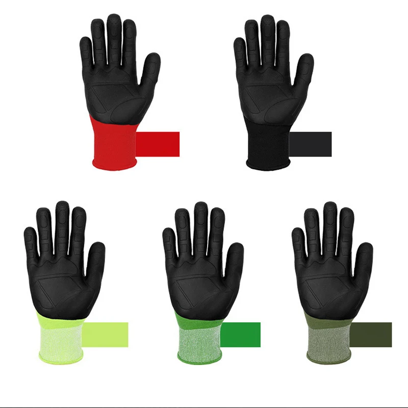 TPE Rubber Protective Gloves Anti-electricity Protect High Voltage Electrical Insulating Electrician Safety Gloves Non-Slip Grip