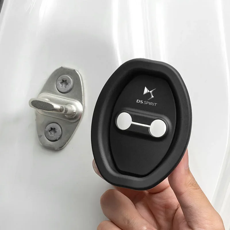 4 قطعة باب السيارة الأخدود وسادة هلام السيليكون المضادة للتصادم الغطاء الواقي ل DS الروح DS3 DS4 DS4S DS5 5LS DS6 DS7 البرية روبيس