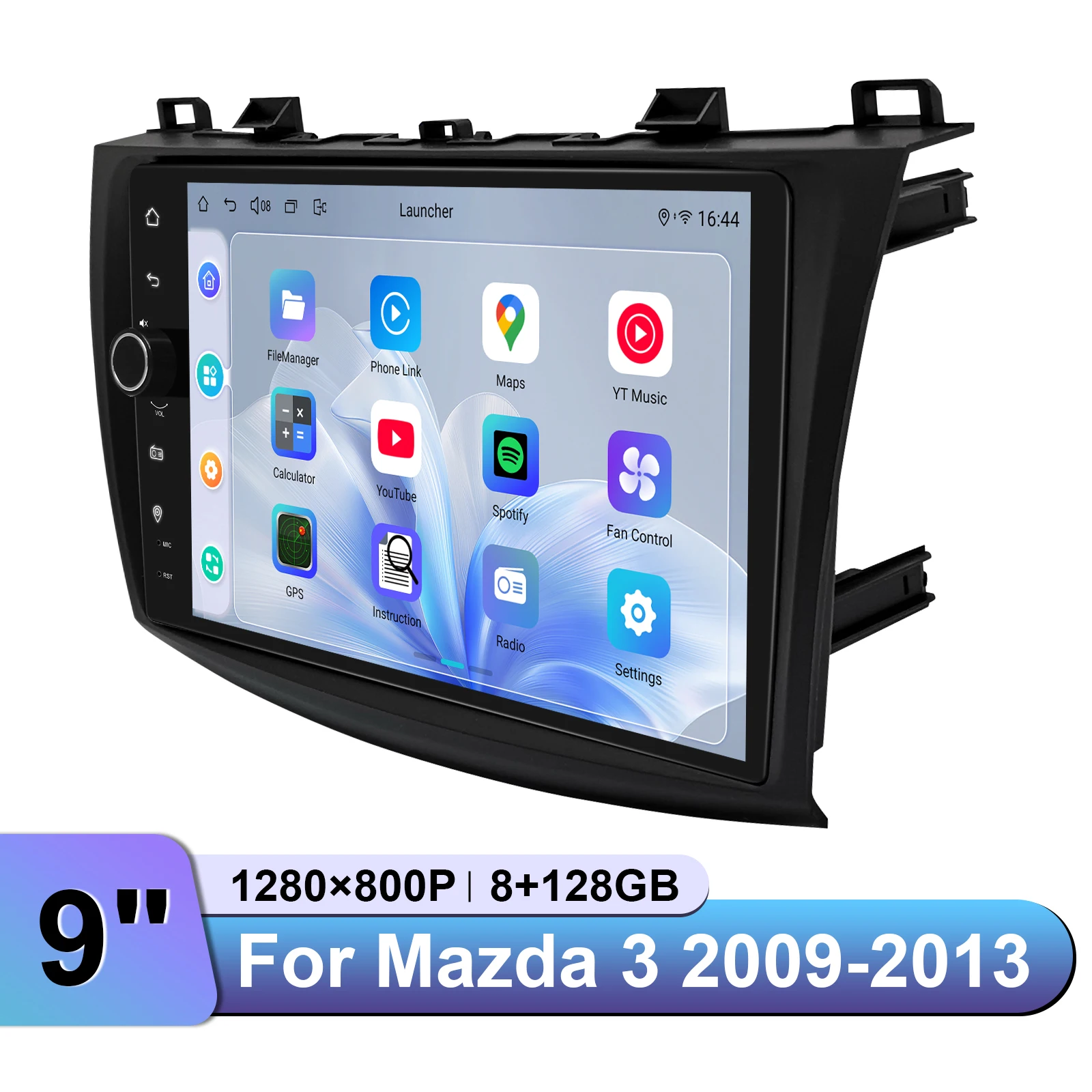 Plug&Play Car Radio Stereo for Mazda 3 2009-2013 with CANBUS Harness Support OEM USB Port& Bose AMP Multimedia Audio Player