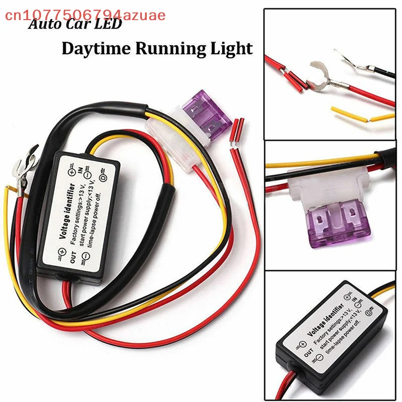 Auto Automatic ON/OFF Controller Module DRL Relay Kits DRL Controller For Car LED Daytime Running LightUniversal Box