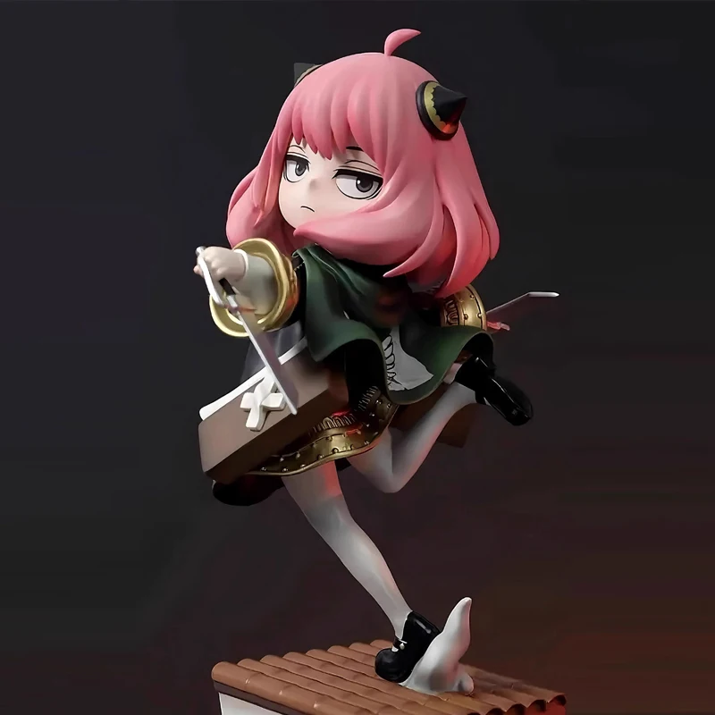 Spy X Family Anya Cos Levi Anime Action Figure Cute Desktop Decoration Room Decor Holiday Gift Collection Item