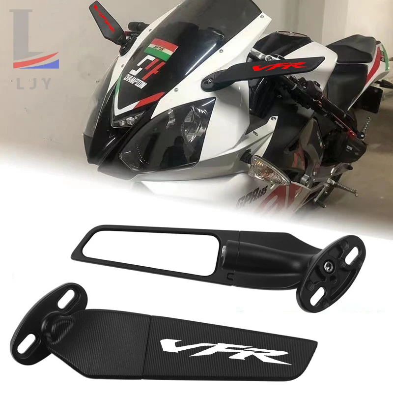 For HONDA VFR 750 800 1200 F vfr1200 VFR750 VFR800 Motorcycle CNC rearview mirror fixed wing