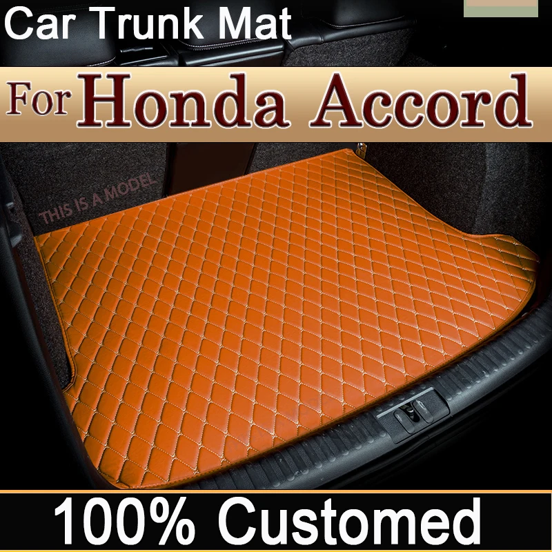 Car trunk mat for Honda Accord Eighth generation 2008 2009 2010 2011 2012 2013 cargo liner carpet interior accessories cover