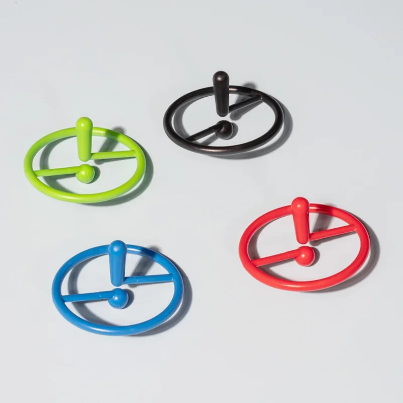 Anti-stress crianças símbolo fidget descompressão spinner brinquedos criativos pairar em torno de música exclamação ponto volta giroscópio