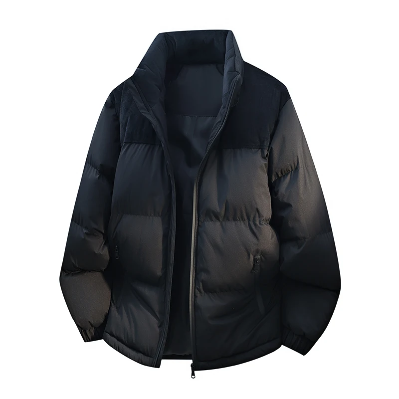 Outdoor Thicken Warm Men Parkas Coats Balck All-match Comfortable Outerwear Fashion Hooded Casual Male Clothes Winter Hot Sale