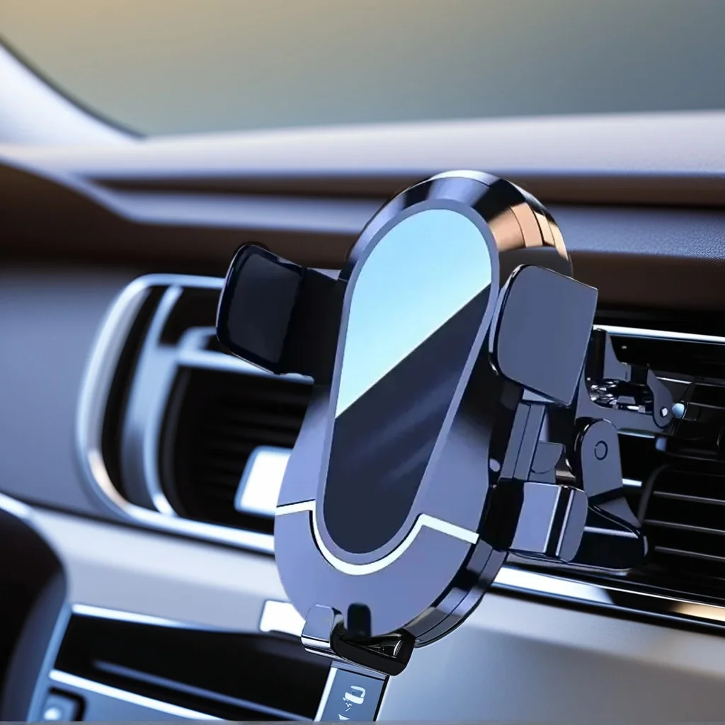 

​ ​ Автомобильный держатель для телефона с автоматической блокировкой — гравитационное крепление для вентиляционного отверстия для iPhone Xiaomi Samsung ​ ​