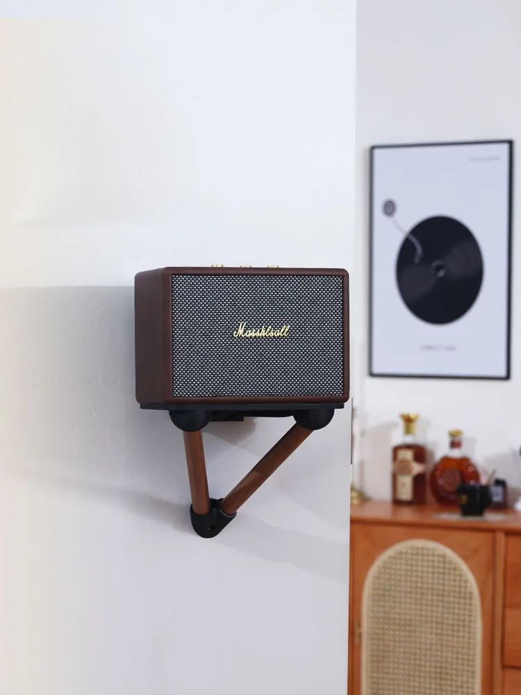 Solid Wood Speaker Mount Wall Bracket Stand Holder for Marshall ActonⅡ/Ⅲ StanmoreⅡ/Ⅲ KilburnⅠ/Ⅱ