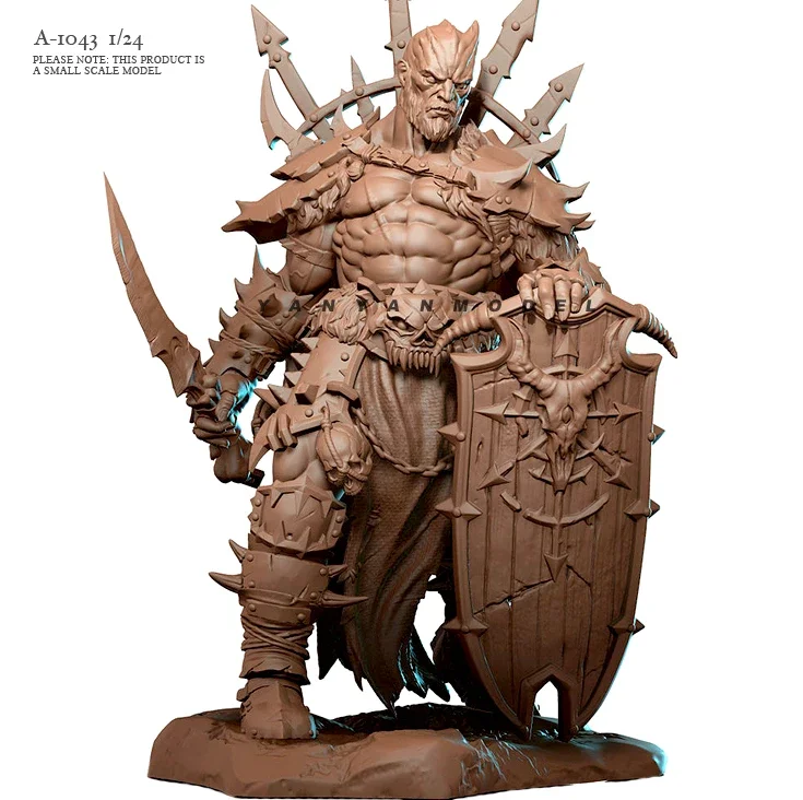 

75mm 1/24 Resin model kit colorless self-assembly A-1043