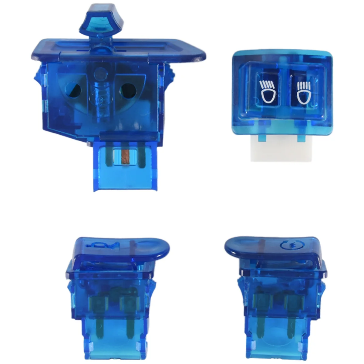 

Motorcycle Horn Switch Button Turn Signal Switch Button Start Button for Honda DIO ZX AF27 AF28 AF34 AF35 Blue