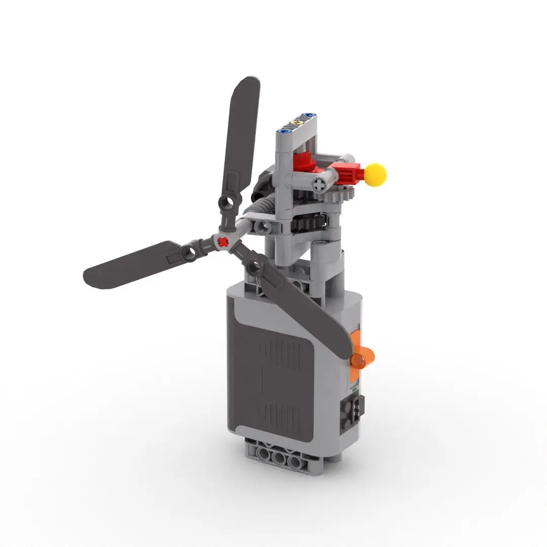 

MOC Oscillating Fan Building blocks Electric fan model bricks with Shake head function educational toys for student/children
