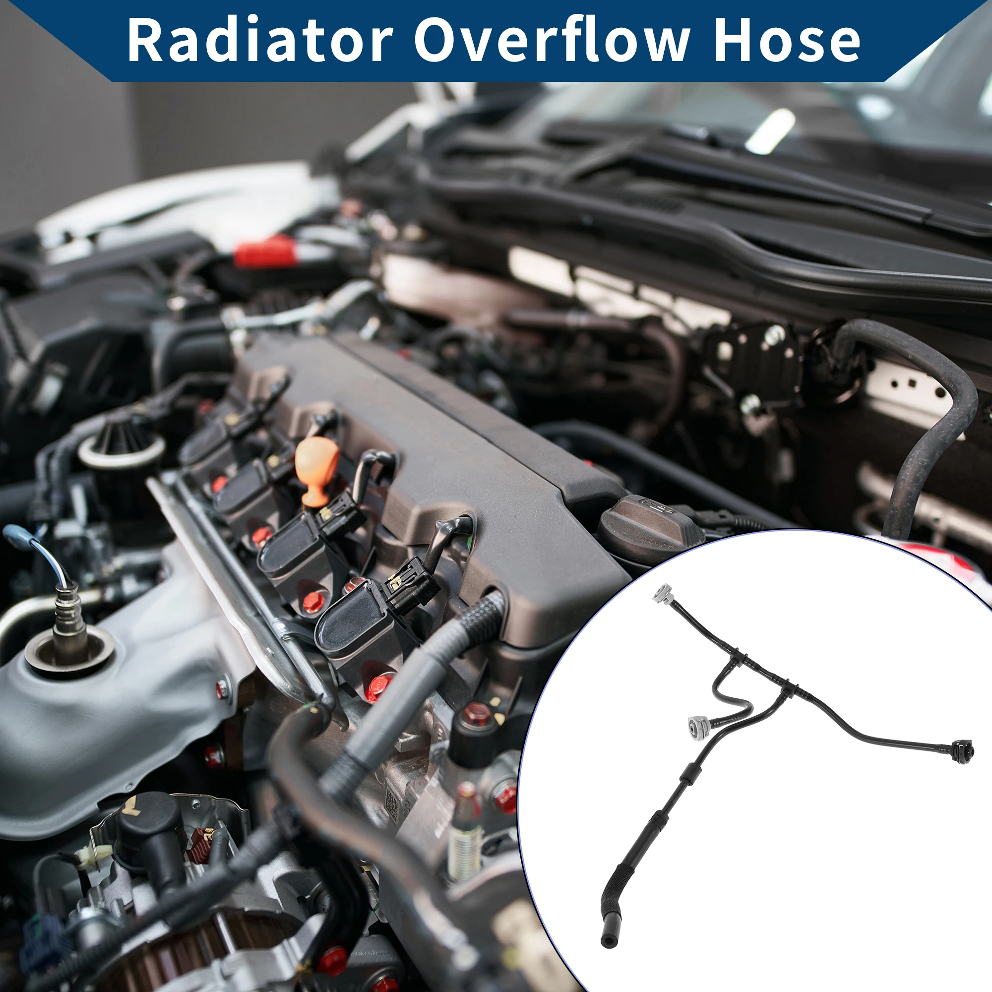 

UXCELL 8K 0121081 Переливный шланг радиатора BK для Audi A4 S4 S5 Allroad Quattro, шланг расширительного бачка охлаждающей жидкости двигателя, хорошая герметизация