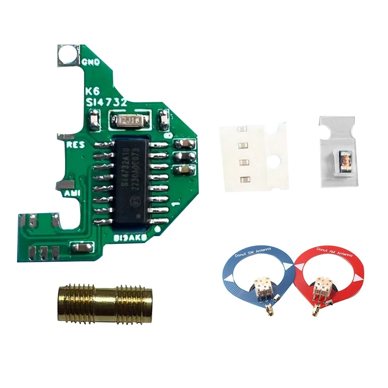 

SI4732 Module+2Xdonut Antenna Shortwave Modification Module V2 FPC Version For Quansheng UV-K5 UV-K6