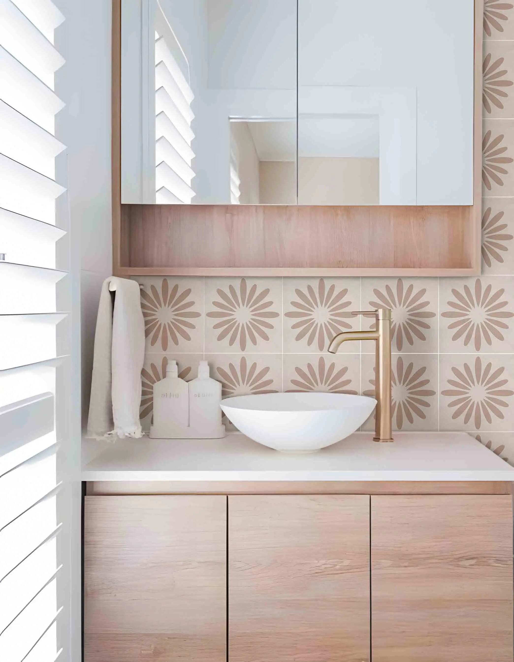 Boho Style Tile Sticker Traditional DIY Murals,Tile Waterproof Oil Proof Removable Decals for Bathroom & Kitchen Backsplash