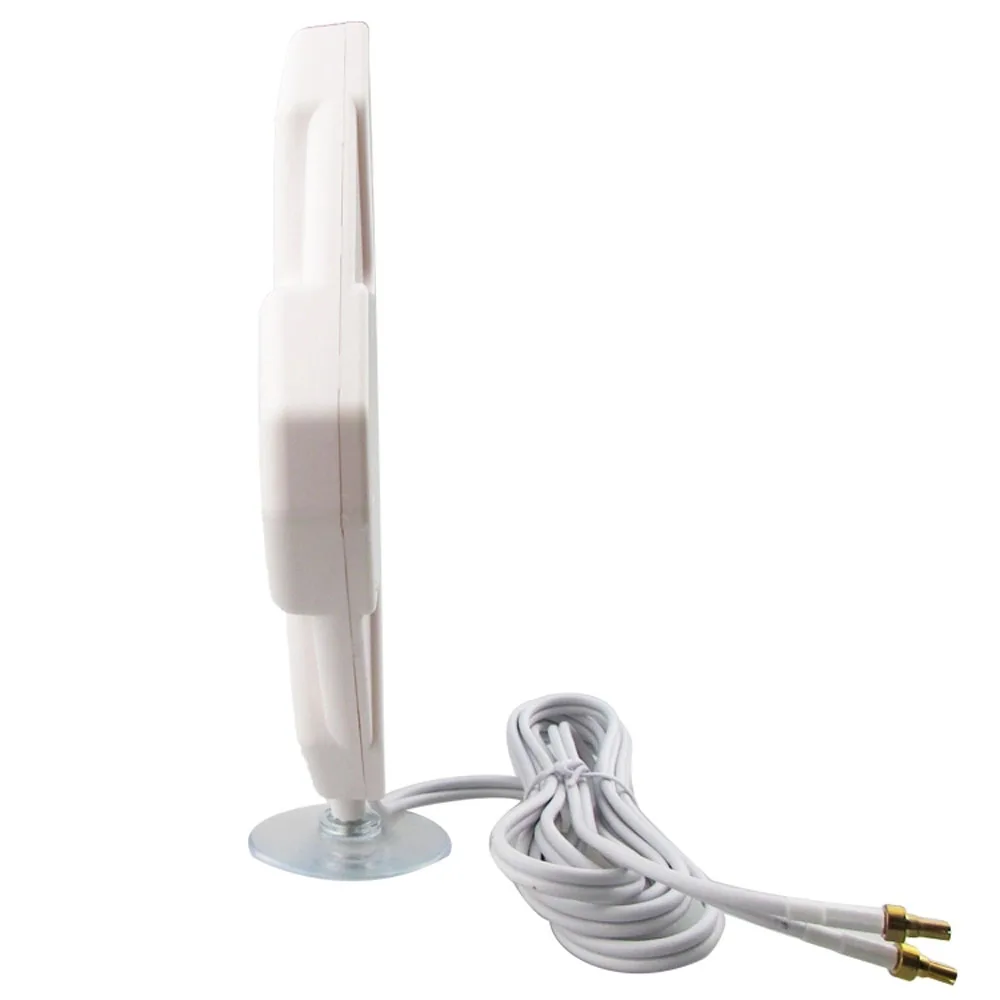 High Gain 18dBi  4G LTE Antenna In/Outdoor 698-2700MHz Panel Antenna SMA Male TS9 CRS9 2M Cables RG174 Cell Phone Signal Booster