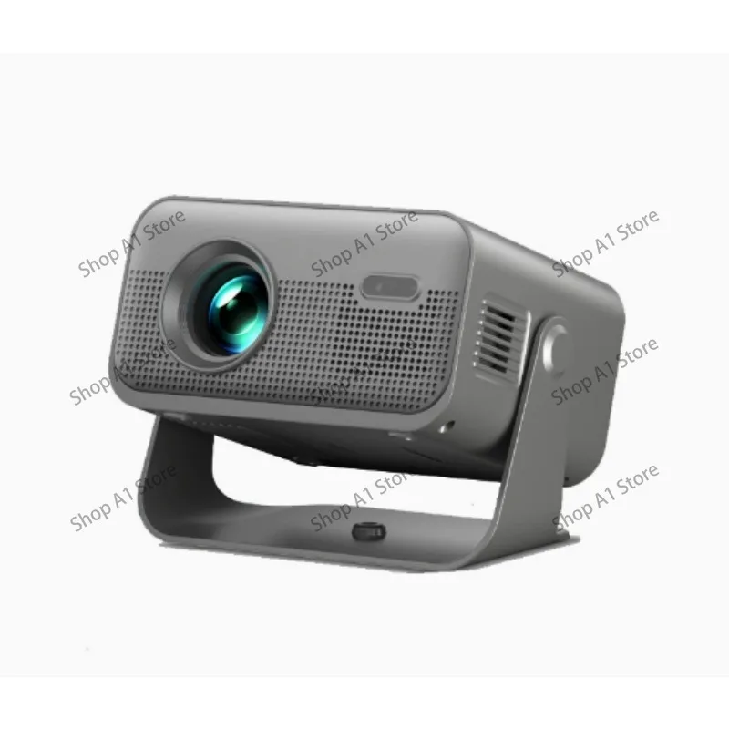 High Lumen Smart Projector, 4K HD Home Theater Projector, Wireless Phone Screen Mirroring for Bedroom Wall Projection