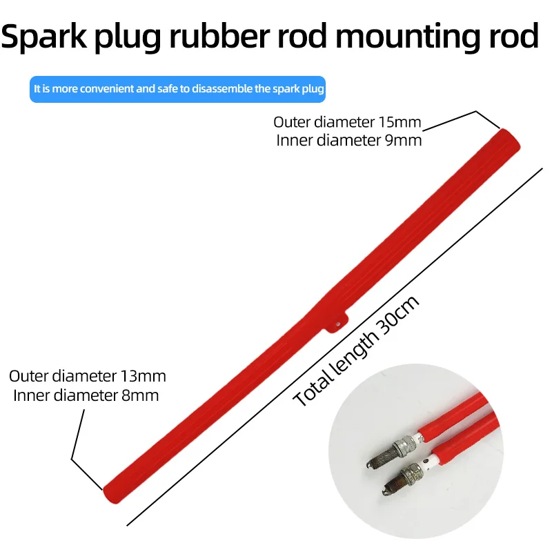 Spark plug glue rod Spark plug installation tool Spark plug wrench Spark plug glue rod fire hose sleeve double hole